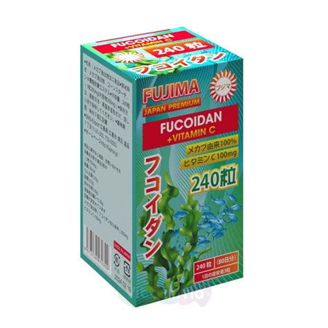 Fujima ФУКОИДАН+VITAMIN С, 240 шт. купить в интернет-магазине Vitamina ...