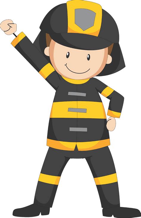 Fireman Pin Page Clipart Vector Clipartsign