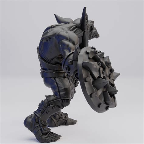 Hot Goblin ゴブリン ポーズB ミニチュア ホットゴブリン 斧と盾