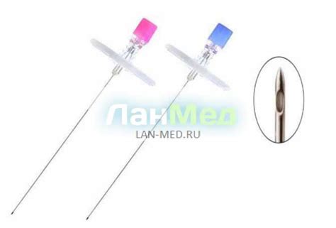 Игла спинальная G25 срез типа Пенсил Поинт (Карандаш) длина 89 мм с ...