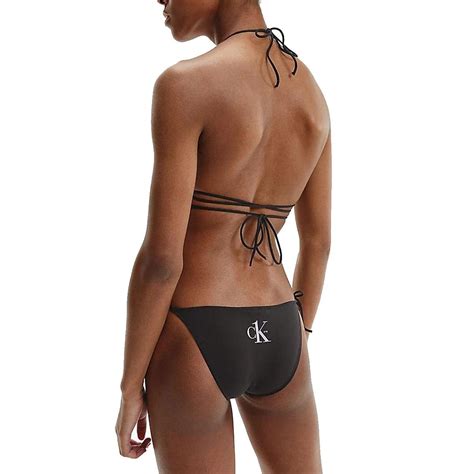 Costume Calvin Klein Swimwear Slip Bikini Con Laccetti Da Donna Rif Kw Kw