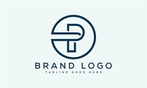 letter p logo design vector template design  brand  vector