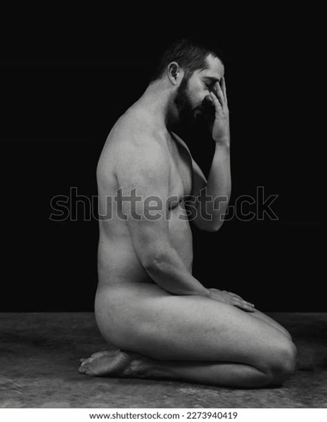 Naked Male Model Yoga Pose Isolated Stock Photo 2273940419 Shutterstock