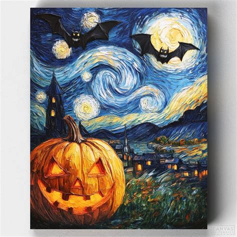 halloween paint by numbers 2