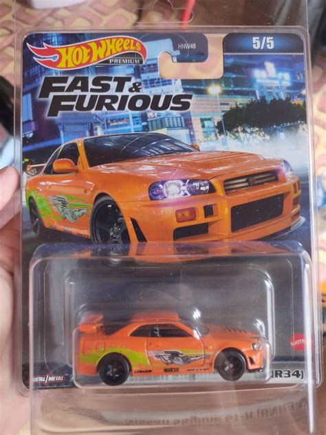 Hot Wheels Nissan Skyline R34 Orange Hobbies Toys Toys Games On