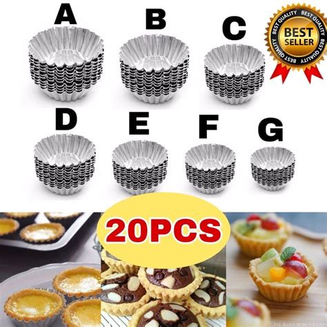 Jual Cetakan Pie Sus Kue Pie Susu Cetakan Egg Tart Isi Pcs