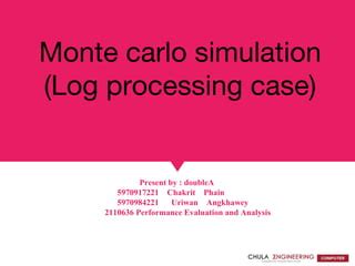 Monte carlo simulation | PPTX