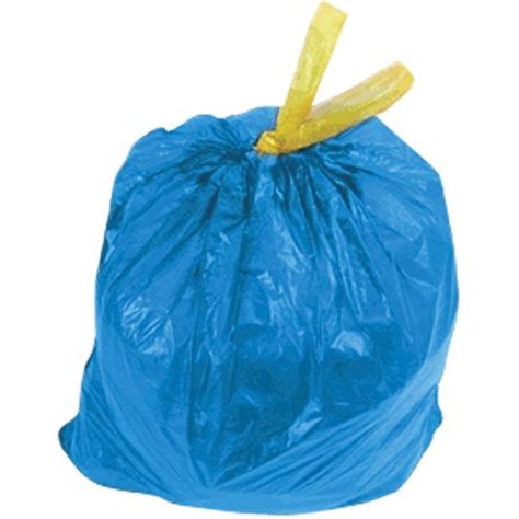 Мешки для мусора с завязками Лайма (20 л/20 шт, синие, прочные ...