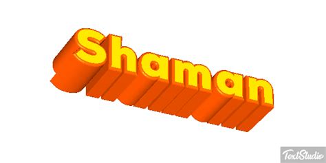 Shaman Word Animated  Logo Designs