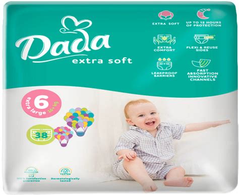 Підгузники дитячі Dada Extra Soft 6 Extra Large 16+ кг 38 шт ...