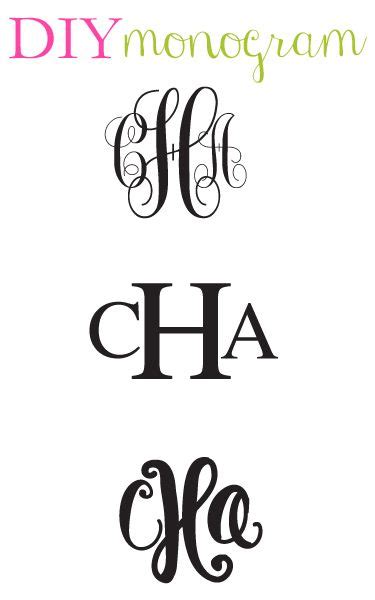 Printable Free Monogram Fonts Images Free Printable Monograms