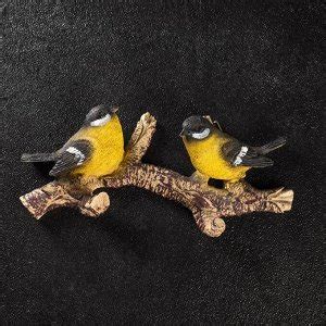 Хорошие сувениры / Подвесной декор "Веточка с двумя птичками" цветная ...