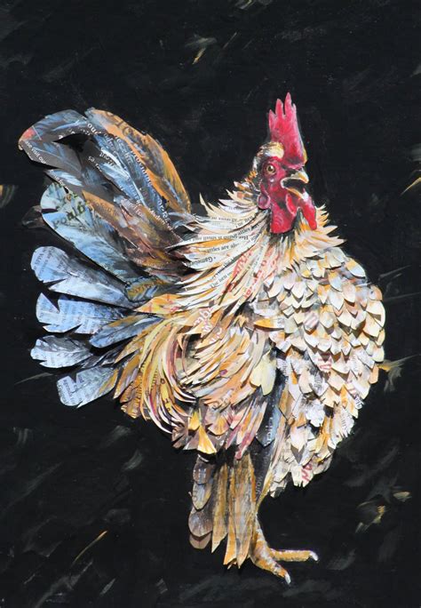 rooster art paintings 5