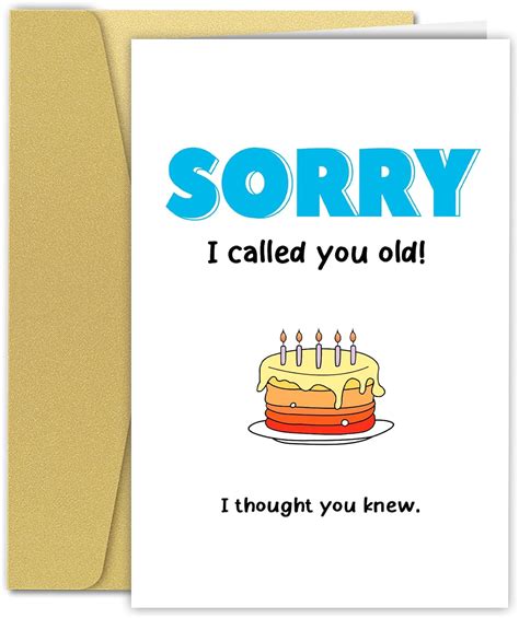 Amazon.com : Smnwinsl Funny Birthday Card for Friends,Humorous Birthday