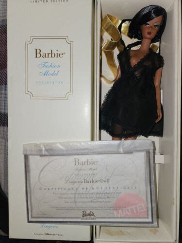 In Box Mattel The Lingerie Barbie Doll Silkstone
