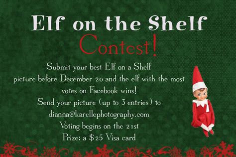 Elf on the Shelf contest!!! - Karelle Photography