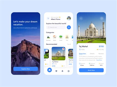 Travel Mobile App on Behance