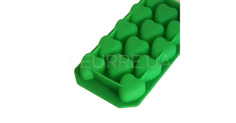 Форма для мыла №53 Сердца (мини) (14 ячеек, силиконовая)