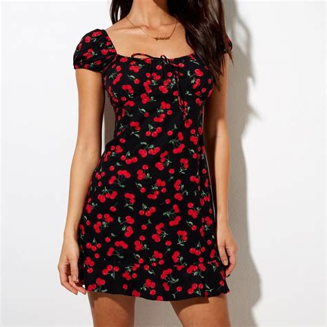 Motel Rocks Cherry Mini Dress 🍒 New With Tags Never Depop