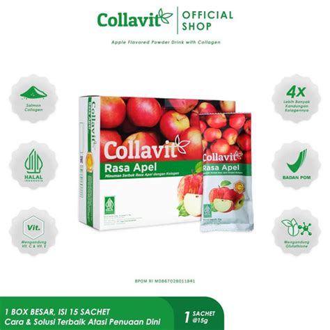 Jual Collavit Box Besar Isi Sachet Collagen Drink With Psyllium