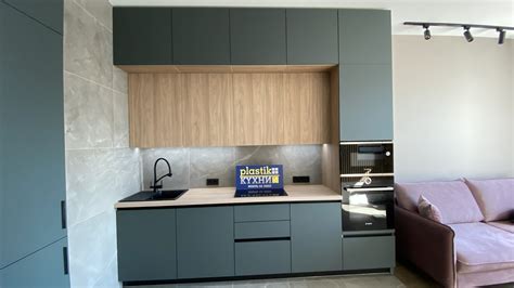 Кухонный гарнитур без ручек (40 фото) - красивые картинки и HD фото