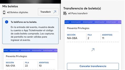 C Mo Transferir Boletos Digitales De Ticketmaster Sonica