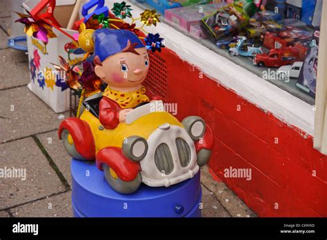 Noddy In His Car Outside A Toyshop In The High Street Lymington