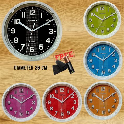 Jual Jam Dinding Kecil Meja Kamar Kantor Murah Polos Warna Minimalis