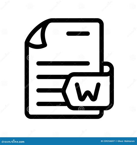 Word Document Doc File Type Document Icon Notepad Writing File