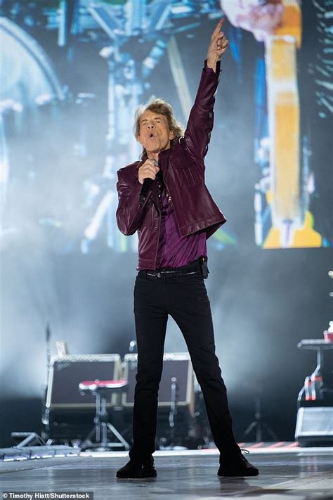 Mick Jagger Puts On A Typically Energetic Display As The Rolling Stones