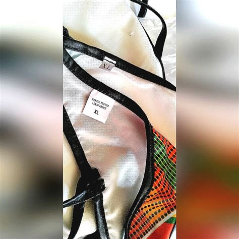 BQ K Swim New African Kente Print Bikini Set Ethnic Tribal Cultural Swimwear Women Xl