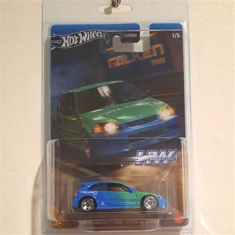 Jual Hot Wheels Speed Graphics Honda Civic Type R EK9 Falken Bonus Protector Kab Bekasi