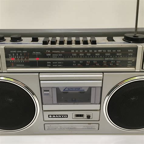 Sanyo Stereo Radio Cassette Recorder Lot 1216201 ALLBIDS