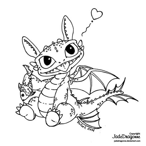 Free Babytoothless Coloring Pages