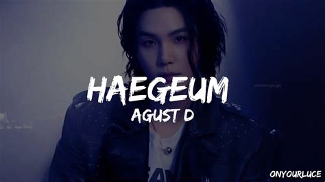 Agust D Haegeum Easy Lyrics Youtube