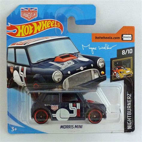 Rockertron Toys Hotwheels Morris Mini Dark Blue Nightburnerz