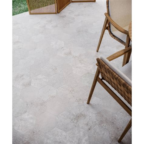 Satori Cosmo Argento 8 In X 10 In Matte Porcelain Hexagon Floor And Wall Tile 044 Sq Ft