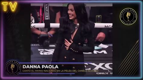 Danna Paola Canta SIN ERRORES El Himno Nacional En Pelea Del Canelo En