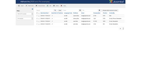 Rsform Pro Joomla Form Builder And Manager