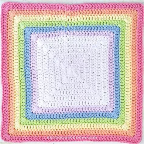 How To Crochet A Solid Square No Gaps With Video Tutorial Granny