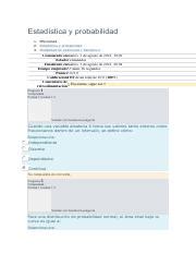 Exam Estad Stica Y Probabilidad Pdf Estad Stica Y Probabilidad