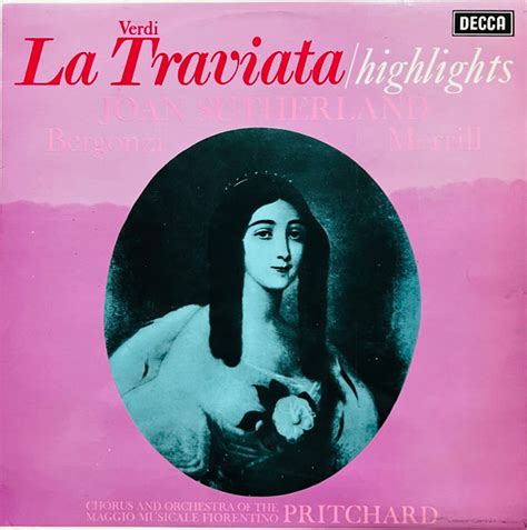 Verdi Joan Sutherland Pritchard La Traviata Highlights Releases