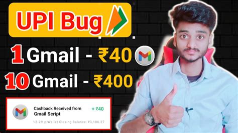 Per Gmail 40 Signup Bonus 801र Minimum redeem 1 rupees paytm