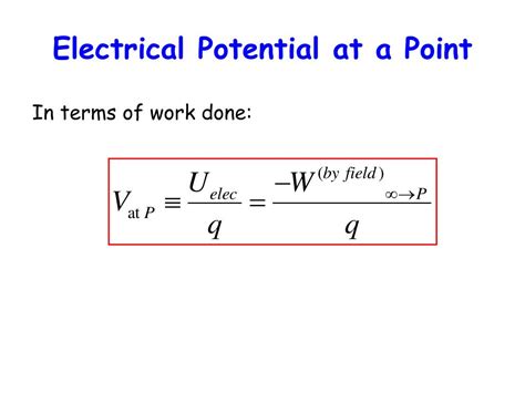 Potential Energy Formula
