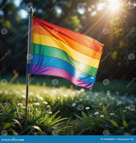 Lgbt Rainbow Flag Gay Pride Celebration Stock Photo Image Of Blue National