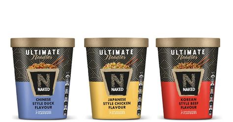 Instant Noodle Brand Naked Adds Vegetarian And Vegan Pot Trio In Asian