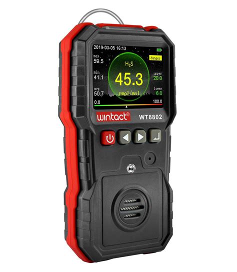 Wintact Wt Hydrogen Sulfide Monitor With Accurate Measurement And