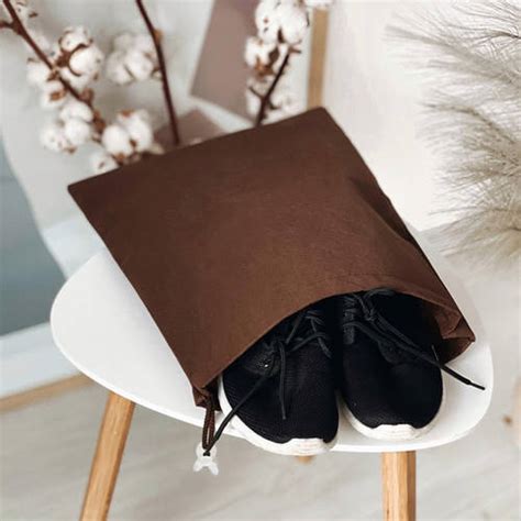 Купить Пыльник на затяжке для обуви HO-01-h-brown (Коричневый), цена ...