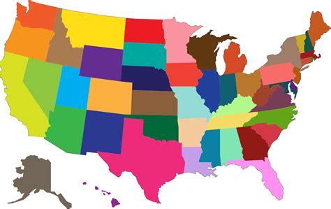 United States Map Clipart Best