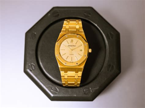 AUDEMARS PIGUET ROYAL OAK Ref 15002BA 18k Yellow Gold ONLY 23 Pieces